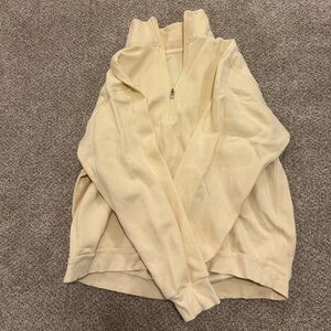 Steady State Half Zip in Buttercream